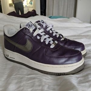 Nike Air Force 1 Low Purple Silver Women's 8